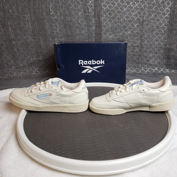 Reebok Club C 85 Vintage Unisex 5 White Leather Tennis Shoes 36.5 EUR Retrocore - Picture 6 of 10
